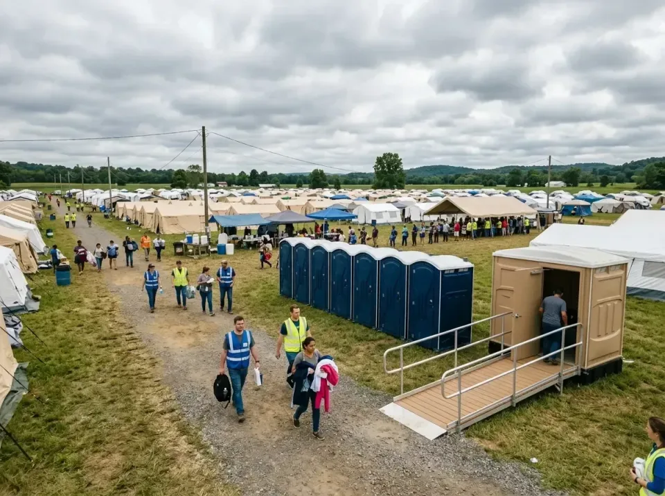 disaster-relief-camp-restrooms-010 — frequently asked questions, Dumpster & Portable Bathrooms Rental in Chisholm, MN